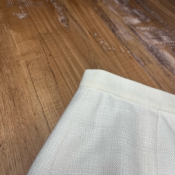 Dolce & Gabbana 40 Bone Knit Tweed Look Pencil Skirt Lined Wiggle career Skirt - Picture 4 of 7